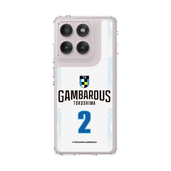 スリムプロテクションケース［ 徳島ガンバロウズ - #2 TSUKAMOTO - ホワイト - 表 ］