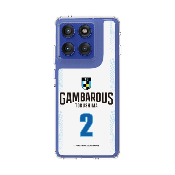 スリムプロテクションケース［ 徳島ガンバロウズ - #2 TSUKAMOTO - ホワイト - 表 ］