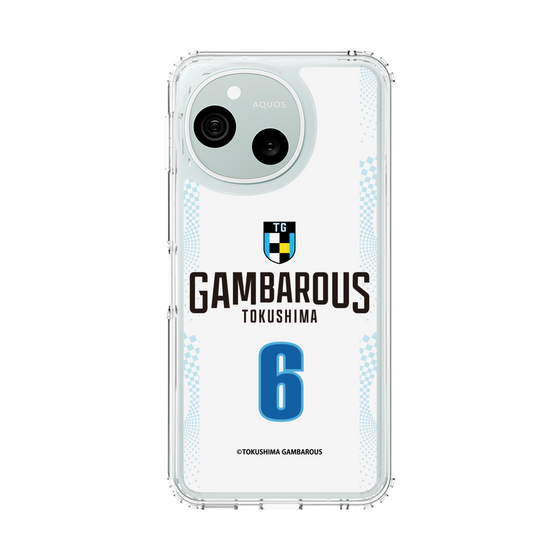 スリムプロテクションケース［ 徳島ガンバロウズ - #6 FURUKAWA - ホワイト - 表 ］