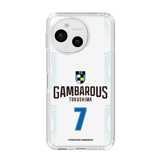 スリムプロテクションケース［ 徳島ガンバロウズ - #7 ADILI - ホワイト - 表 ］
