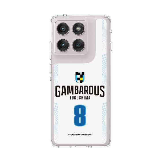 スリムプロテクションケース［ 徳島ガンバロウズ - #8 DIAWARA - ホワイト - 表 ］