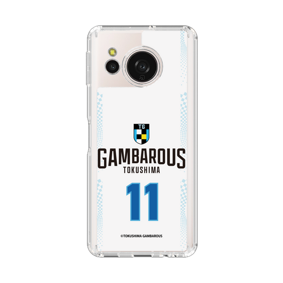 スリムプロテクションケース［ 徳島ガンバロウズ - #11 AOKI - ホワイト - 表 ］