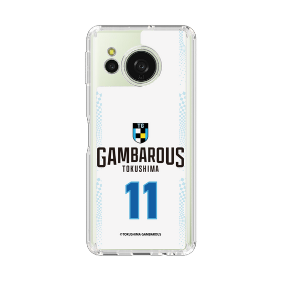 スリムプロテクションケース［ 徳島ガンバロウズ - #11 AOKI - ホワイト - 表 ］