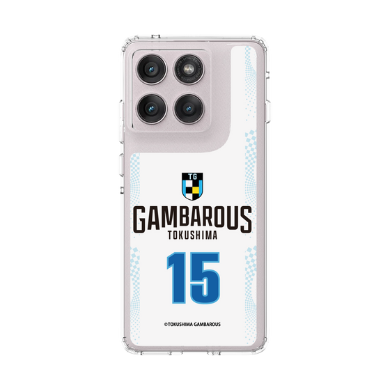 スリムプロテクションケース［ 徳島ガンバロウズ - #15 WAKASA - ホワイト - 表 ］