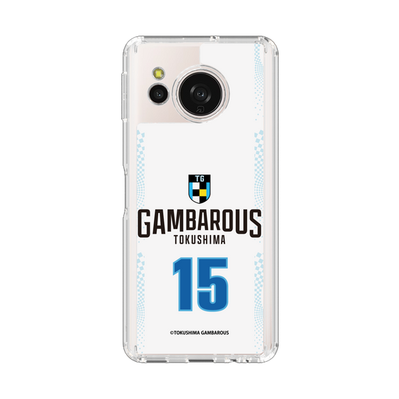 スリムプロテクションケース［ 徳島ガンバロウズ - #15 WAKASA - ホワイト - 表 ］