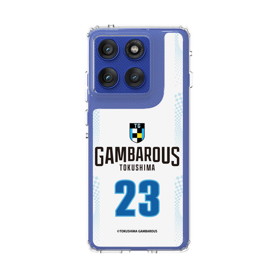 スリムプロテクションケース［ 徳島ガンバロウズ - #23 NAKAMURA - ホワイト - 表 ］