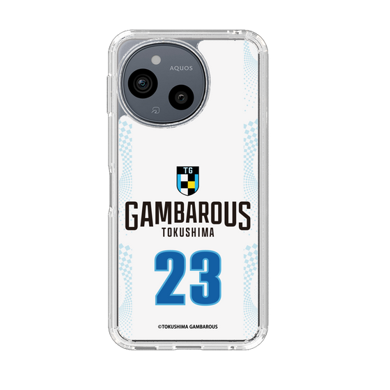 スリムプロテクションケース［ 徳島ガンバロウズ - #23 NAKAMURA - ホワイト - 表 ］