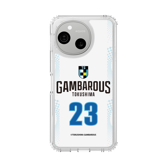 スリムプロテクションケース［ 徳島ガンバロウズ - #23 NAKAMURA - ホワイト - 表 ］