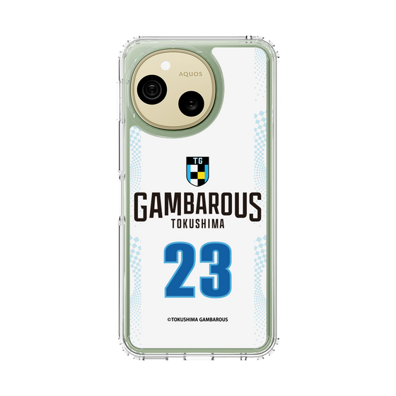 スリムプロテクションケース［ 徳島ガンバロウズ - #23 NAKAMURA - ホワイト - 表 ］