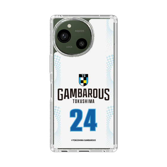 スリムプロテクションケース［ 徳島ガンバロウズ - #24 OSAKI - ホワイト - 表 ］