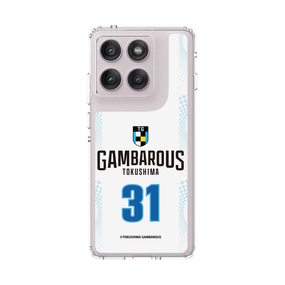 スリムプロテクションケース［ 徳島ガンバロウズ - #31 HAYMOND - ホワイト - 表 ］