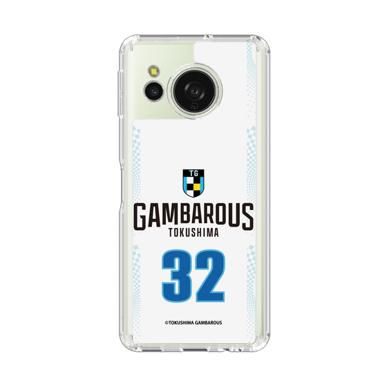 スリムプロテクションケース［ 徳島ガンバロウズ - #32 MARTIN - ホワイト - 表 ］