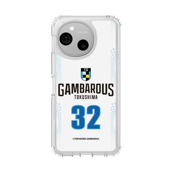 スリムプロテクションケース［ 徳島ガンバロウズ - #32 MARTIN - ホワイト - 表 ］