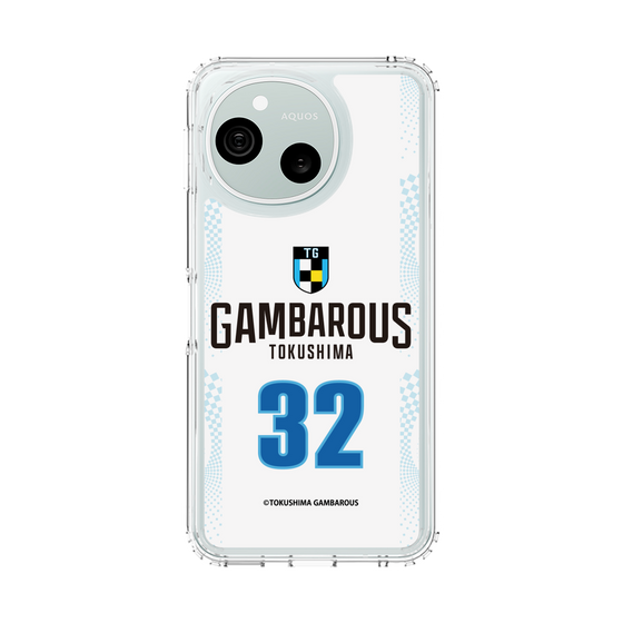 スリムプロテクションケース［ 徳島ガンバロウズ - #32 MARTIN - ホワイト - 表 ］