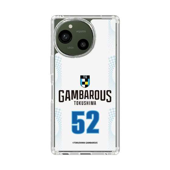 スリムプロテクションケース［ 徳島ガンバロウズ - #52 AOYAMA - ホワイト - 表 ］