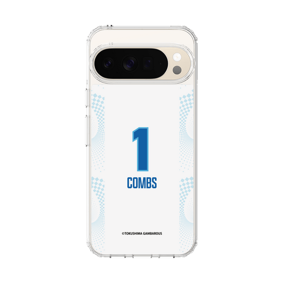 スリムプロテクションケース［ 徳島ガンバロウズ - #1 COMBS - ホワイト ］