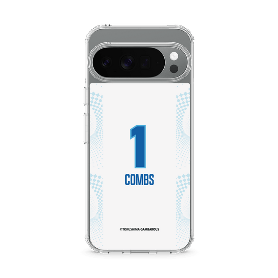 スリムプロテクションケース［ 徳島ガンバロウズ - #1 COMBS - ホワイト ］