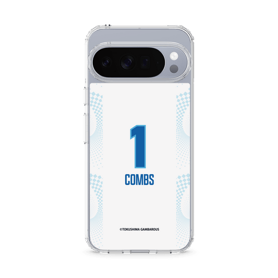 スリムプロテクションケース［ 徳島ガンバロウズ - #1 COMBS - ホワイト ］