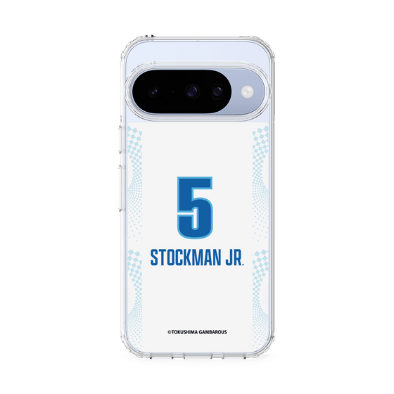 スリムプロテクションケース［ 徳島ガンバロウズ - #5 STOCKMAN JR. - ホワイト ］