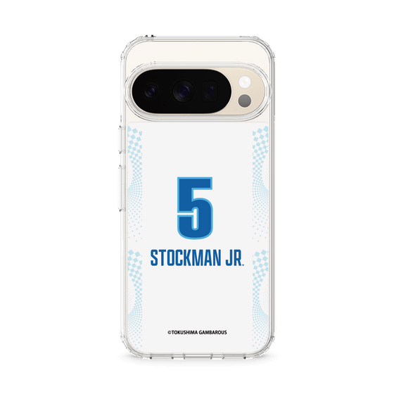 スリムプロテクションケース［ 徳島ガンバロウズ - #5 STOCKMAN JR. - ホワイト ］