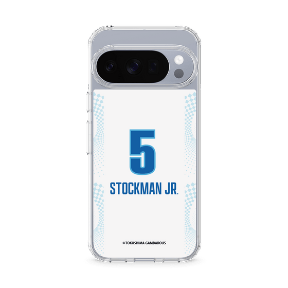 スリムプロテクションケース［ 徳島ガンバロウズ - #5 STOCKMAN JR. - ホワイト ］