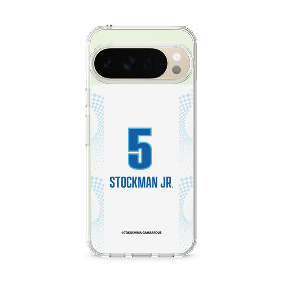 スリムプロテクションケース［ 徳島ガンバロウズ - #5 STOCKMAN JR. - ホワイト ］