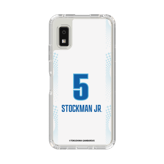スリムプロテクションケース［ 徳島ガンバロウズ - #5 STOCKMAN JR. - ホワイト ］