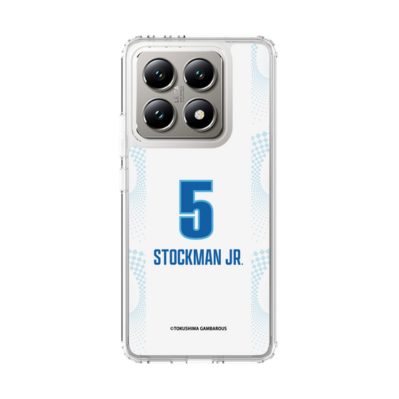スリムプロテクションケース［ 徳島ガンバロウズ - #5 STOCKMAN JR. - ホワイト ］