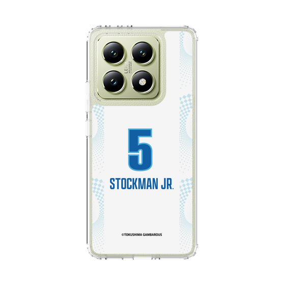 スリムプロテクションケース［ 徳島ガンバロウズ - #5 STOCKMAN JR. - ホワイト ］