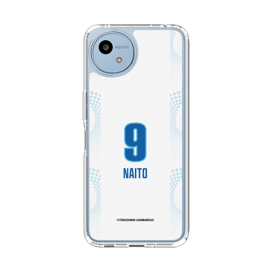 スリムプロテクションケース［ 徳島ガンバロウズ - #9 NAITO - ホワイト ］
