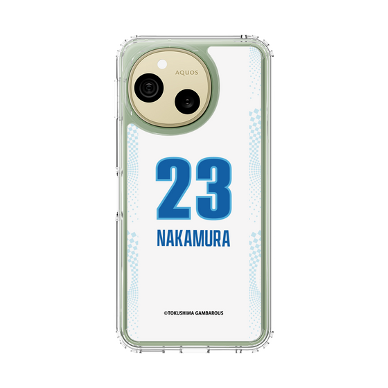 スリムプロテクションケース［ 徳島ガンバロウズ - #23 NAKAMURA - ホワイト ］