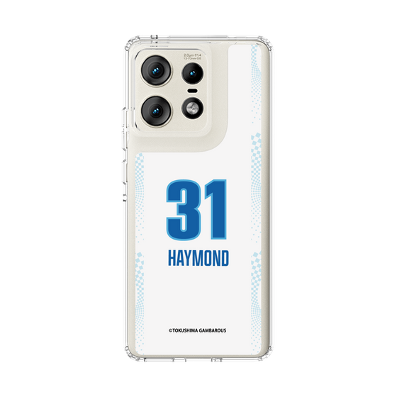 スリムプロテクションケース［ 徳島ガンバロウズ - #31 HAYMOND - ホワイト ］