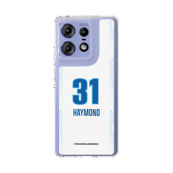 スリムプロテクションケース［ 徳島ガンバロウズ - #31 HAYMOND - ホワイト ］