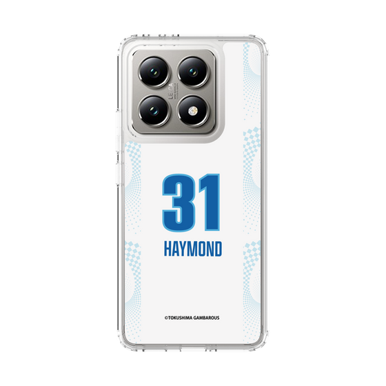 スリムプロテクションケース［ 徳島ガンバロウズ - #31 HAYMOND - ホワイト ］