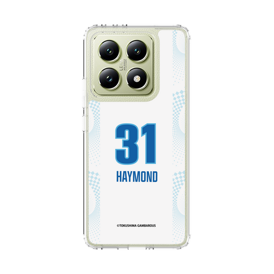 スリムプロテクションケース［ 徳島ガンバロウズ - #31 HAYMOND - ホワイト ］
