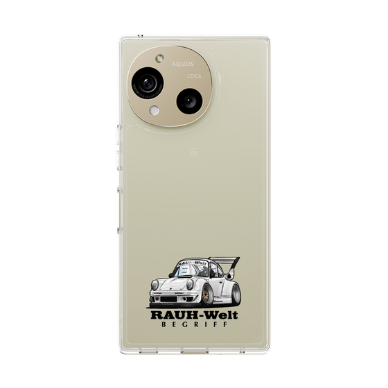 スリムプロテクションケース［ RAUH-Welt BEGRIFF - クラシックポルシェ - ホワイト ］