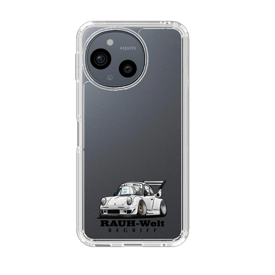 スリムプロテクションケース［ RAUH-Welt BEGRIFF - クラシックポルシェ - ホワイト ］