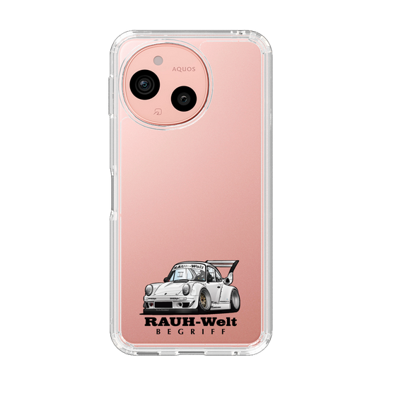 スリムプロテクションケース［ RAUH-Welt BEGRIFF - クラシックポルシェ - ホワイト ］