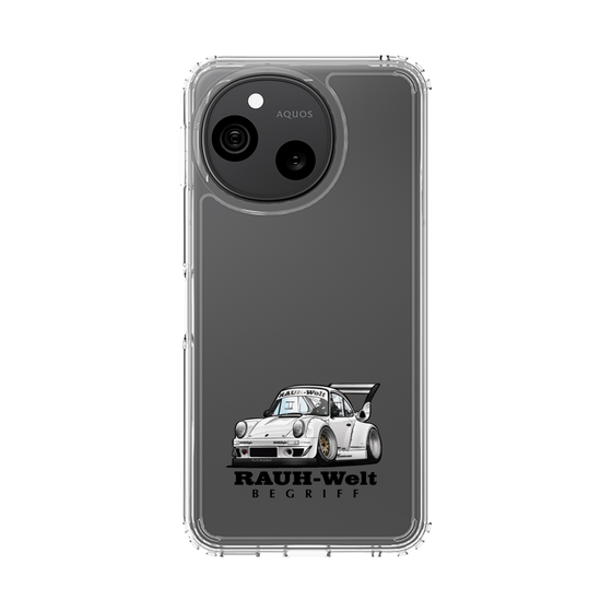 スリムプロテクションケース［ RAUH-Welt BEGRIFF - クラシックポルシェ - ホワイト ］