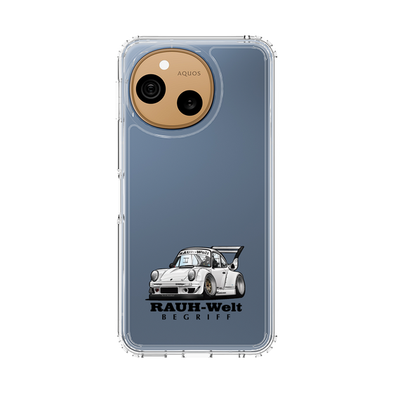 スリムプロテクションケース［ RAUH-Welt BEGRIFF - クラシックポルシェ - ホワイト ］