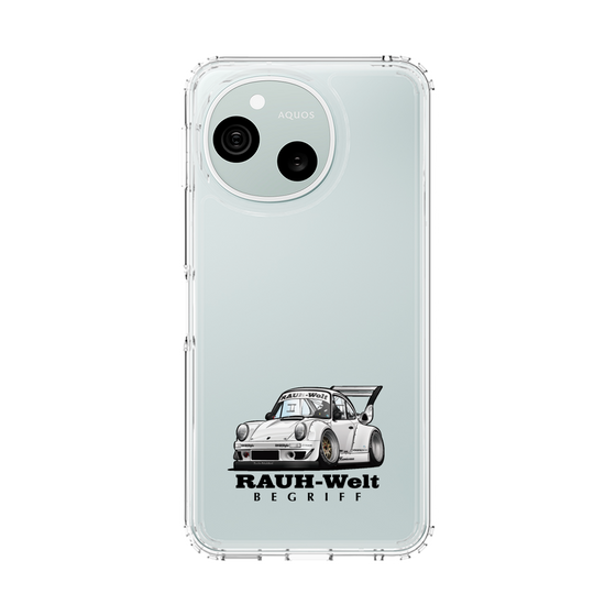 スリムプロテクションケース［ RAUH-Welt BEGRIFF - クラシックポルシェ - ホワイト ］