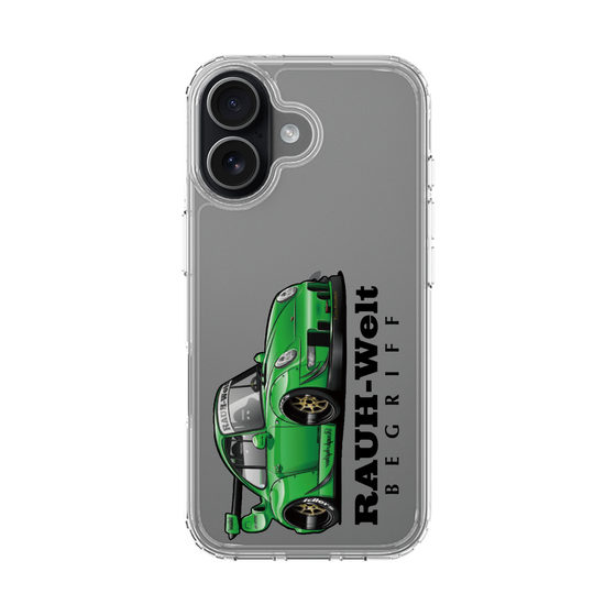 スリムプロテクションケース［ RAUH-Welt BEGRIFF - クラシックポルシェ - グリーン ］