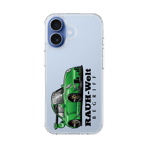 スリムプロテクションケース［ RAUH-Welt BEGRIFF - クラシックポルシェ - グリーン ］