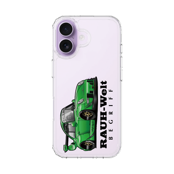 スリムプロテクションケース［ RAUH-Welt BEGRIFF - クラシックポルシェ - グリーン ］