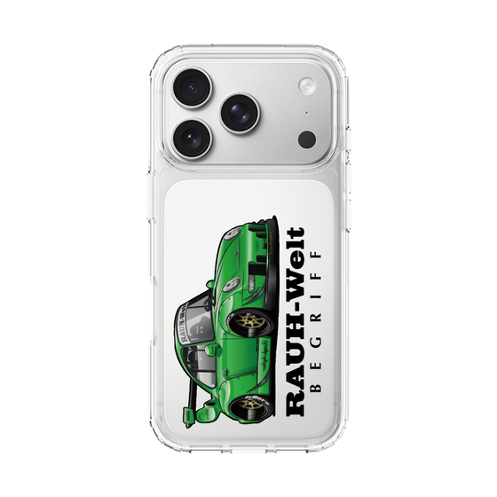 スリムプロテクションケース［ RAUH-Welt BEGRIFF - クラシックポルシェ - グリーン ］