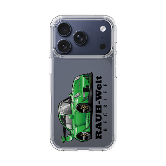 スリムプロテクションケース［ RAUH-Welt BEGRIFF - クラシックポルシェ - グリーン ］
