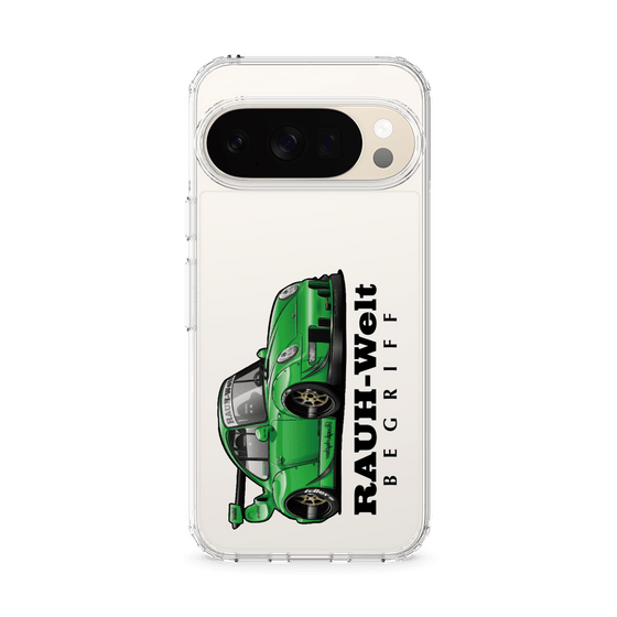 スリムプロテクションケース［ RAUH-Welt BEGRIFF - クラシックポルシェ - グリーン ］