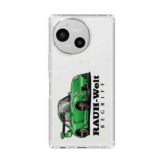 スリムプロテクションケース［ RAUH-Welt BEGRIFF - クラシックポルシェ - グリーン ］