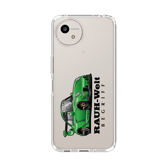 スリムプロテクションケース［ RAUH-Welt BEGRIFF - クラシックポルシェ - グリーン ］