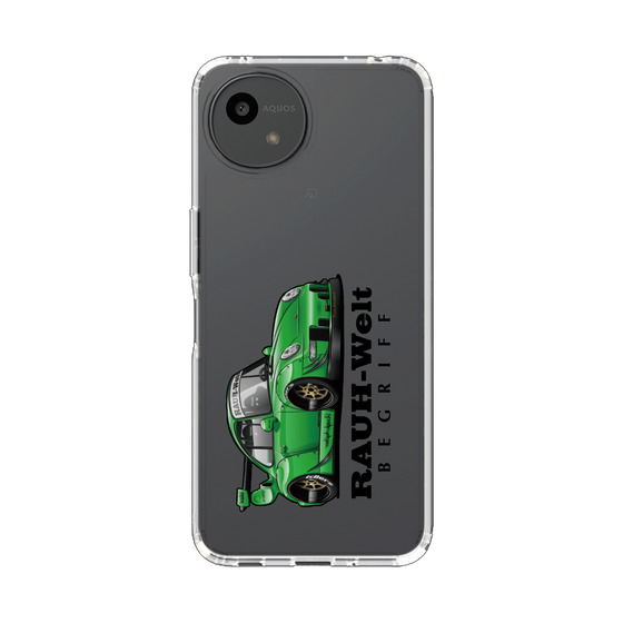 スリムプロテクションケース［ RAUH-Welt BEGRIFF - クラシックポルシェ - グリーン ］